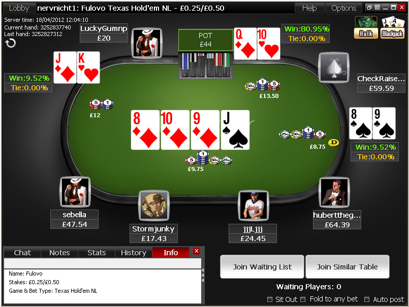 Titan Poker - часть сети iPoker, которая с 2008 года входит в число трех крупнейших покерных сетей в Интернете.